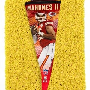 NFL Red and Yellow Player Pennant